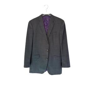 Ted Baker Men's Endurance Gray Wool Career Business Blazer Sport Coat Size 42L